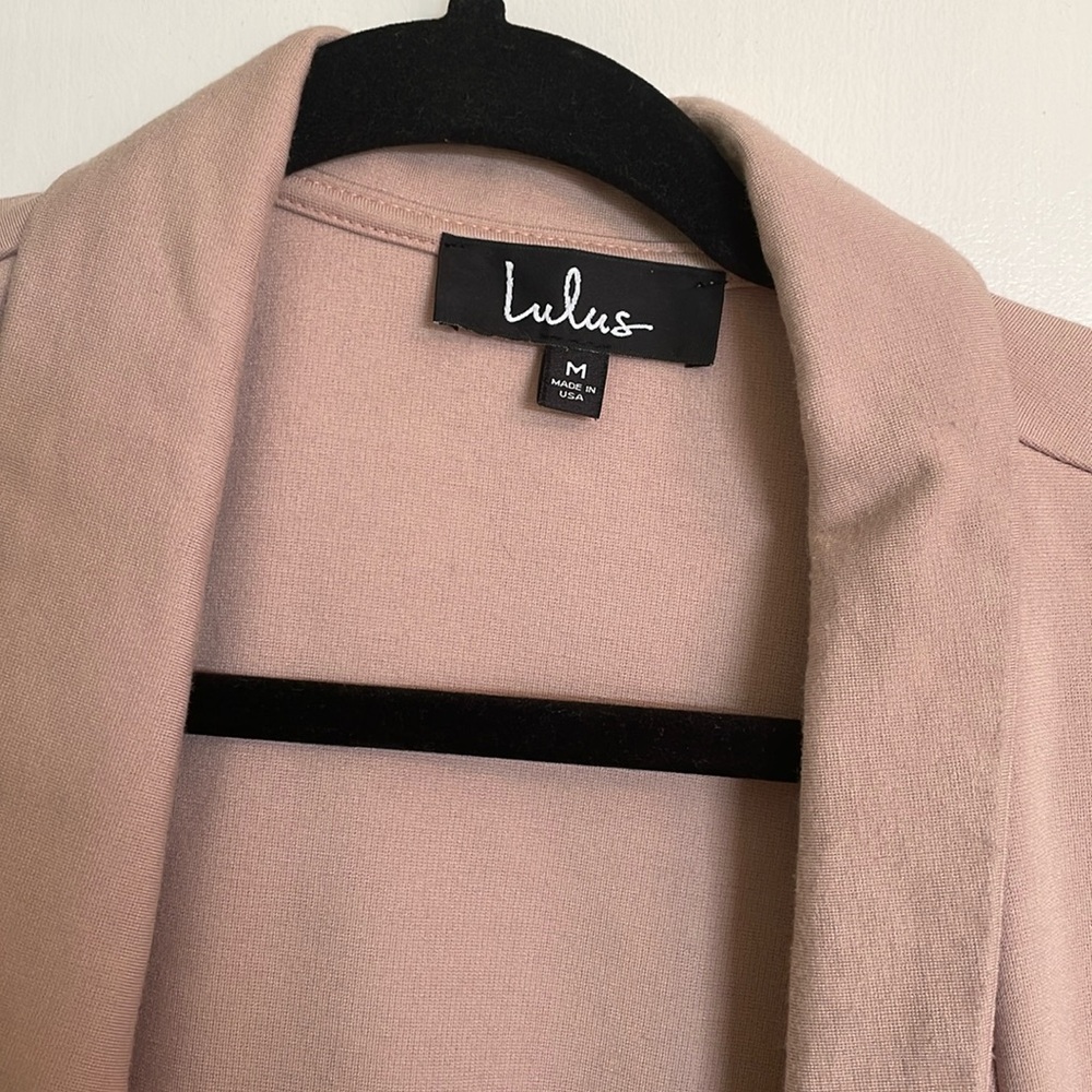 Lulus dusty Pink blazer size m